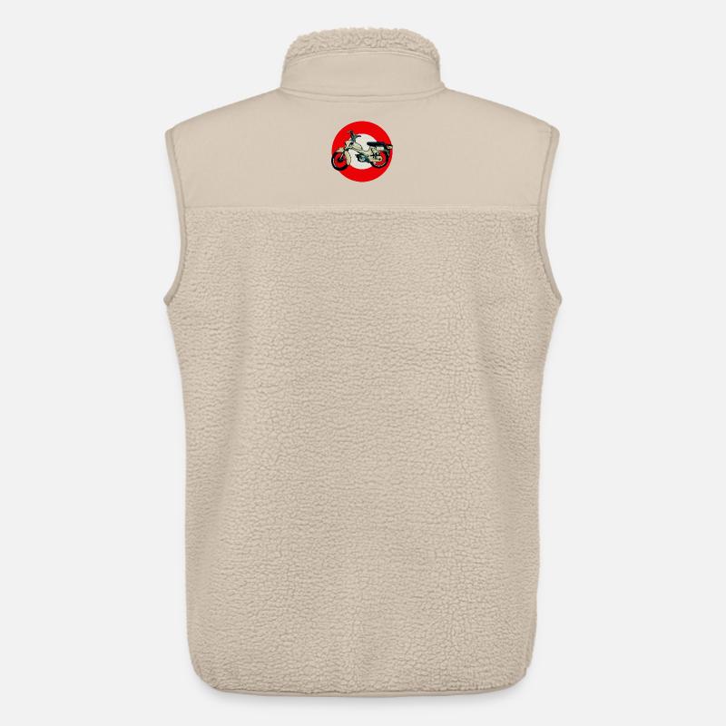 Snap Mopeds - Unisex Sherpaweste von Stanley/Stella - Beige