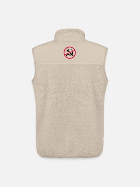 Forbidden communism sign - Unisex Sherpa Gilet by Stanley/Stella - beige