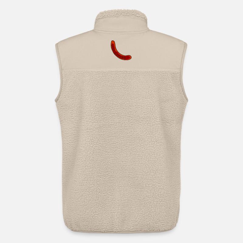 Wurst oder Bratwurst - Unisex Sherpaweste von Stanley/Stella - Beige