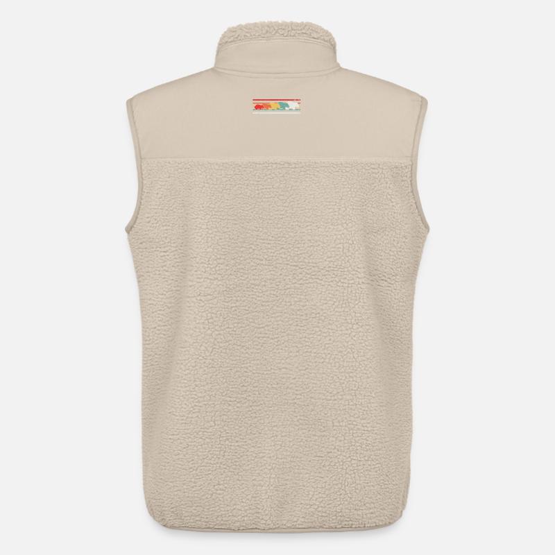 Wombat - Unisex Sherpaweste von Stanley/Stella - Beige