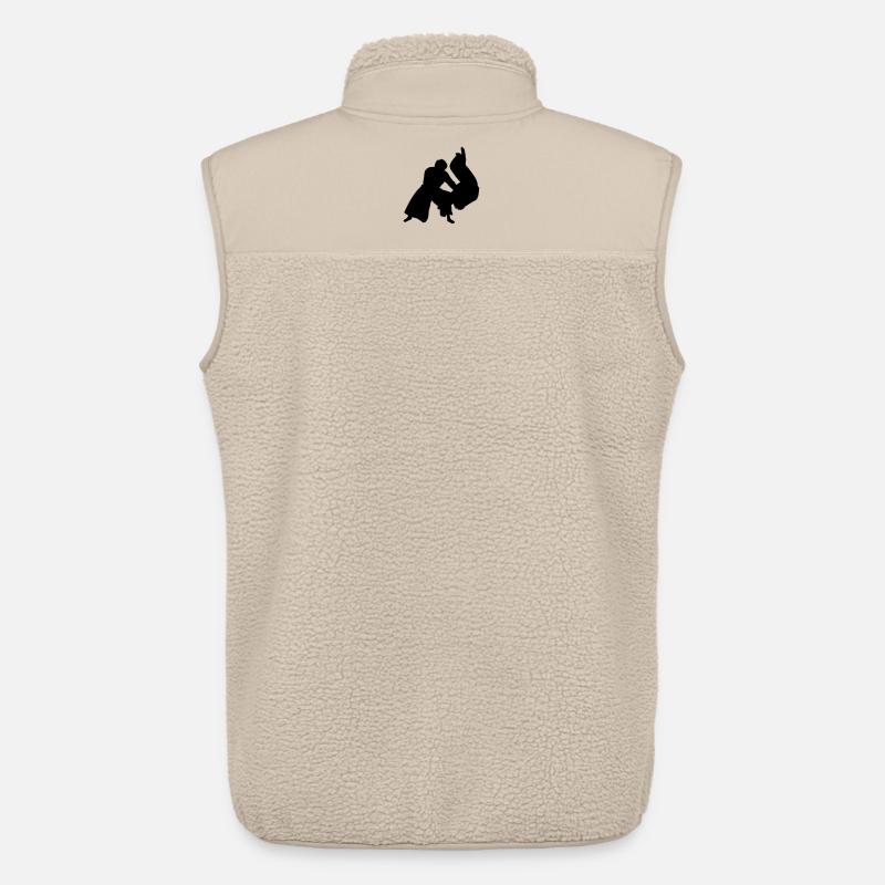 Aikido-Wurf - Unisex Sherpaweste von Stanley/Stella - Beige