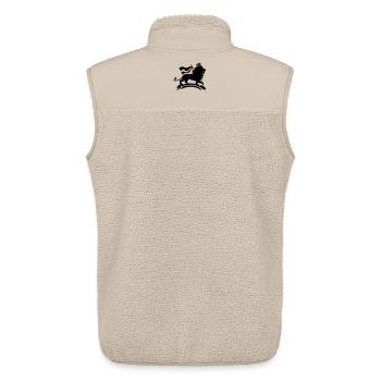 Lion of Judah - Unisex Sherpaweste von Stanley/Stella - Beige - Hinten - AI Model Male 178 light (178cm)