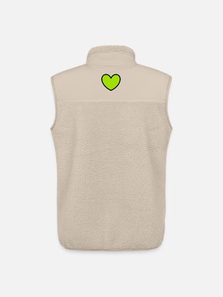 grünes Herz Symbol Herz grün Herzen Paare Geschenk - Unisex Sherpaweste von Stanley/Stella - Beige