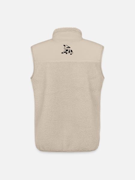 Veau - Veste sans manches sherpa unisexe Stanley/Stella - beige