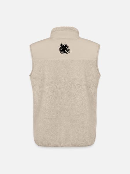 Eurasian Head - Unisex Sherpa Gilet by Stanley/Stella - beige
