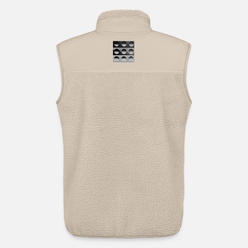 Graue Kugeln - Unisex Sherpaweste von Stanley/Stella - Beige