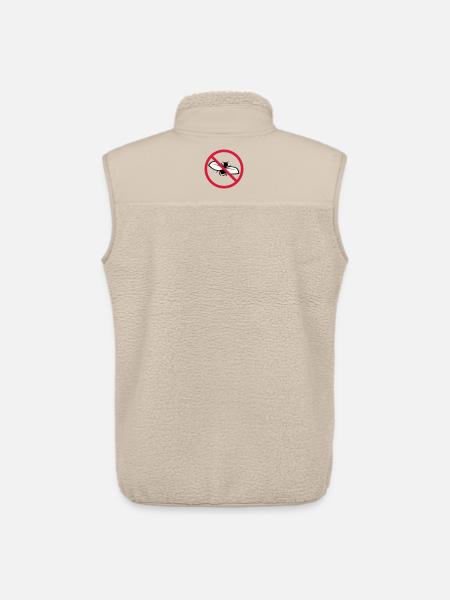 Fly Forbidden Shield - Unisex Sherpa Gilet by Stanley/Stella - beige