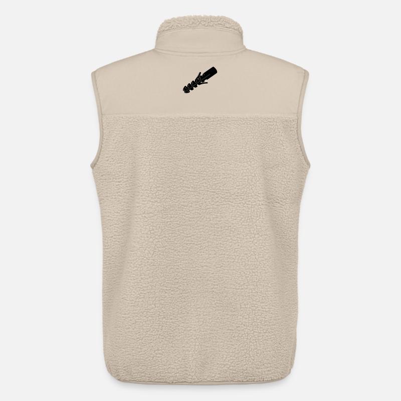 Fiche murale pour vis - Veste sans manches sherpa unisexe Stanley/Stella - beige