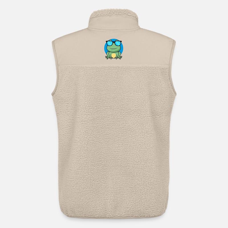Cool Frog - Unisex Sherpaweste von Stanley/Stella - Beige