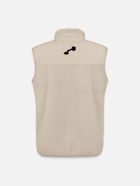 Teppichspanner Logo für Teppichläufer - Unisex Sherpaweste von Stanley/Stella - Beige