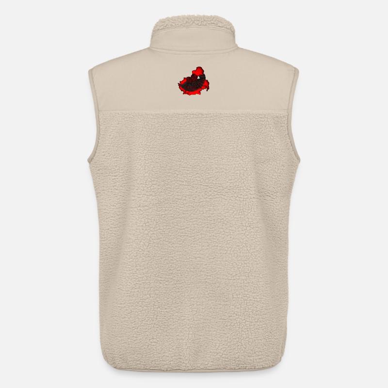 originelle Frauenmode, Fächer mit rosen - Unisex Sherpaweste von Stanley/Stella - Beige