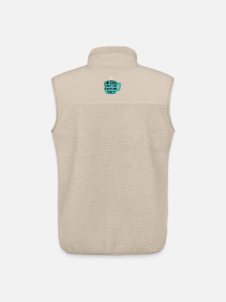 Koffein Kaffeetrinker Kaffeetasse Kaffee Statement - Unisex Sherpaweste von Stanley/Stella - Beige
