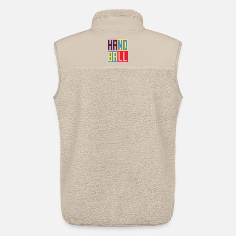 Handball Design - Unisex Sherpaweste von Stanley/Stella - Beige