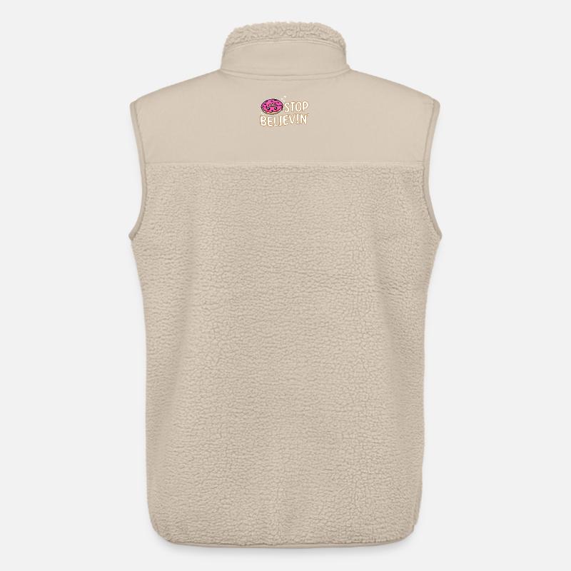 Donut Statement Naschen Backen Nachspeise Lecker - Unisex Sherpaweste von Stanley/Stella - Beige