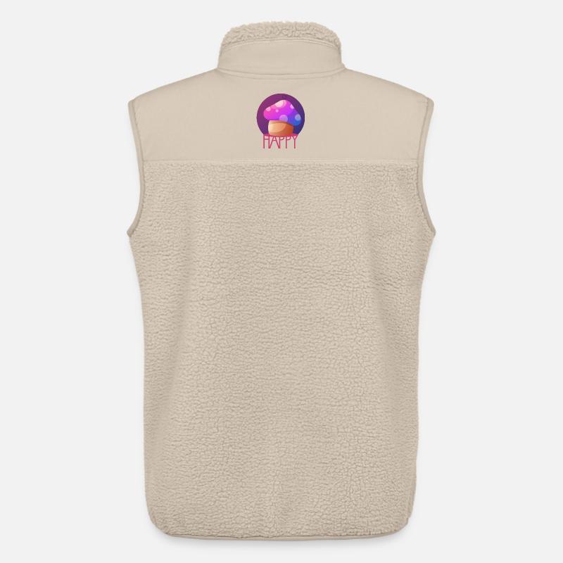 MAGIC MUSHROOM by CD - Unisex Sherpaweste von Stanley/Stella - Beige