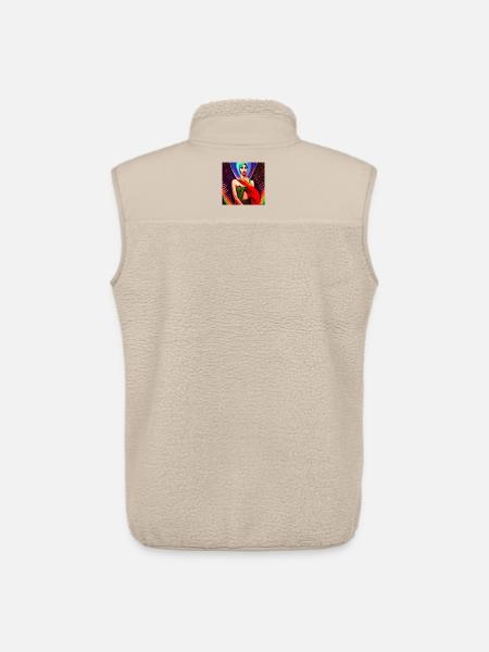 Hijab Frau Engelsflügel Kunst - Unisex Sherpaweste von Stanley/Stella - Beige