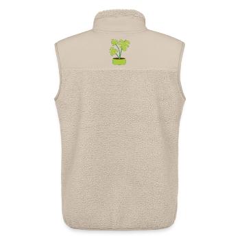 Mother's Day Gift Mother's Day Gift Idea - Unisex Sherpa Gilet by Stanley/Stella - beige - Back - AI Model Male 178 light (178cm)