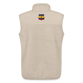 Palmira Kolumbien Wappen Design - Unisex Sherpaweste von Stanley/Stella - Beige - Hinten - AI Model Male 178 light (178cm)
