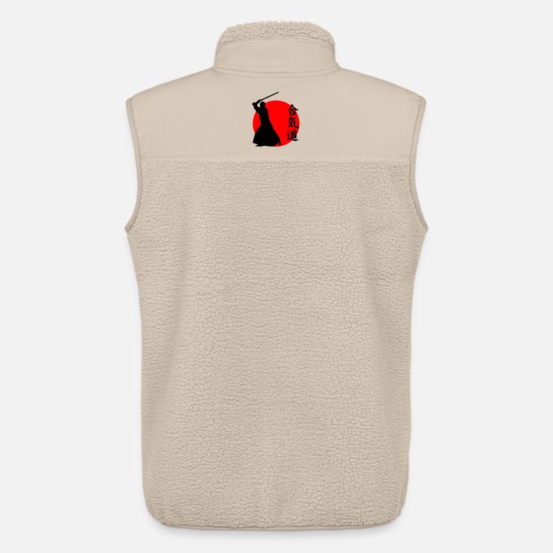 Aikido - Unisex Sherpa Gilet by Stanley/Stella - beige