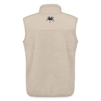 Tarantel design, geburtstagsgeschenk Mann, goth - Unisex Sherpaweste von Stanley/Stella - Beige - Hinten - AI Model Male 178 light (178cm)