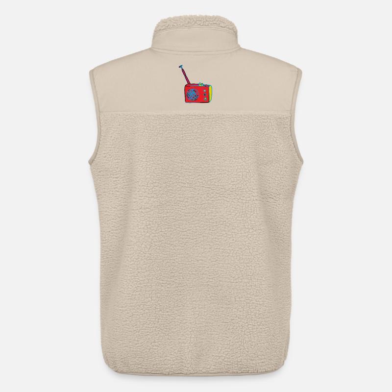 radio kunst - Unisex Sherpaweste von Stanley/Stella - Beige