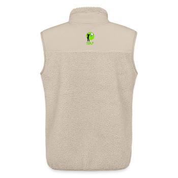 Golf - Unisex Sherpaweste von Stanley/Stella - Beige - Hinten - AI Model Male 178 light (178cm)