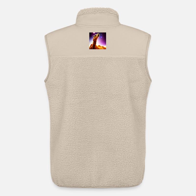 Dromedar Kamel - Wüstenschiff - Unisex Sherpaweste von Stanley/Stella - Beige