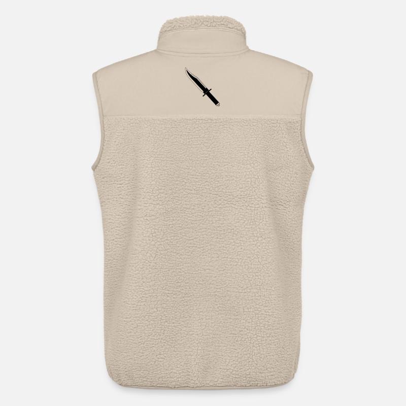 Überleben des Messers - Unisex Sherpaweste von Stanley/Stella - Beige