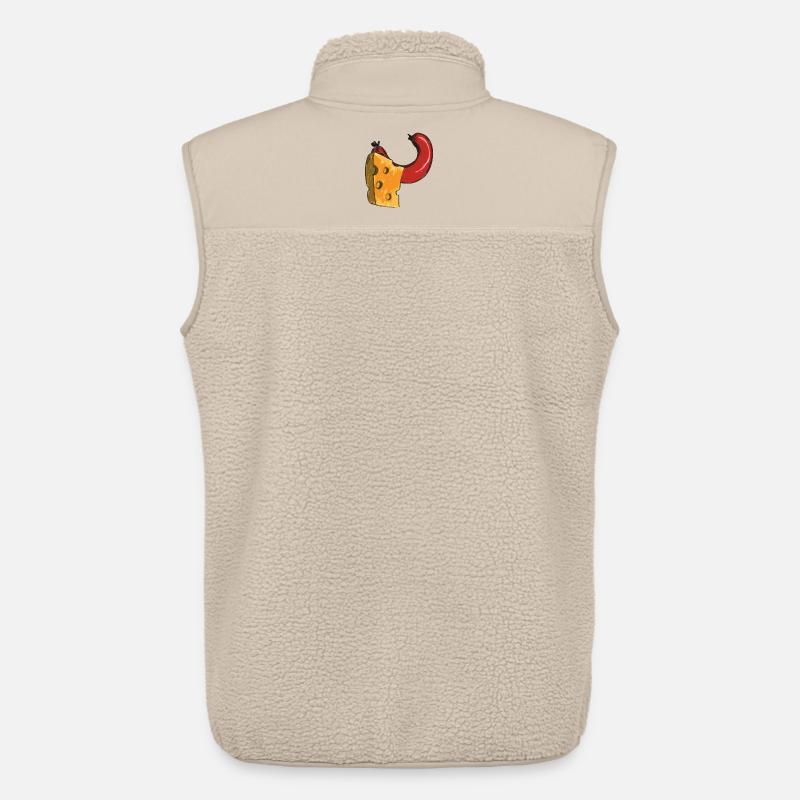 wurst und kaese - Unisex Sherpaweste von Stanley/Stella - Beige