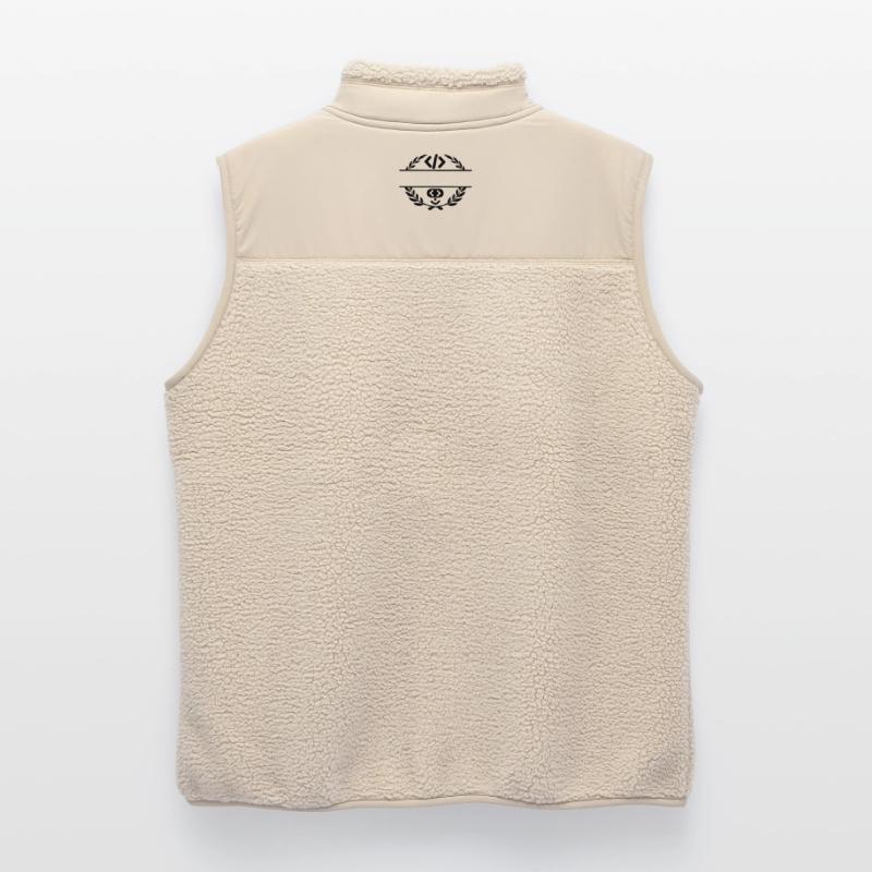 Code logo and code smiley in laurel wreath Unisex Sherpa Gilet by Stanley/Stella