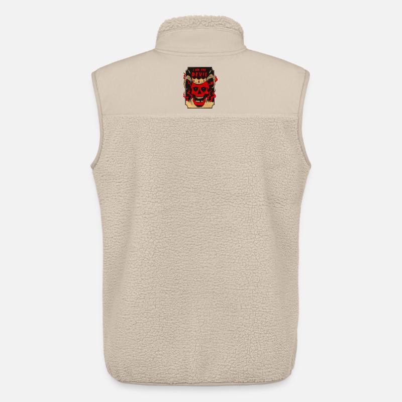 Ich bin der Teufel Design - Unisex Sherpaweste von Stanley/Stella - Beige