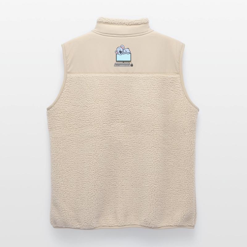 Koala Computer Nerd Programmeur Cadeau Veste sans manches sherpa unisexe Stanley/Stella