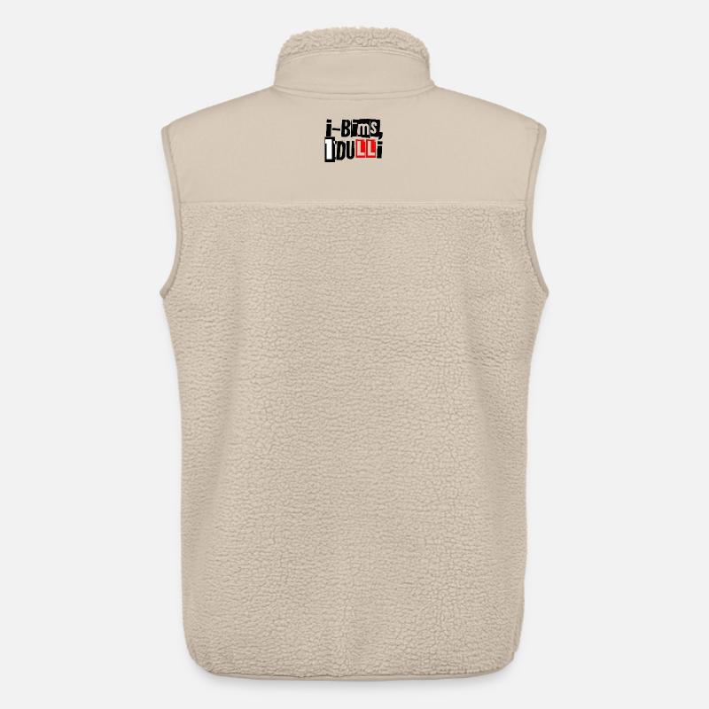 i-Bims, 1 Dulli - Unisex Sherpaweste von Stanley/Stella - Beige