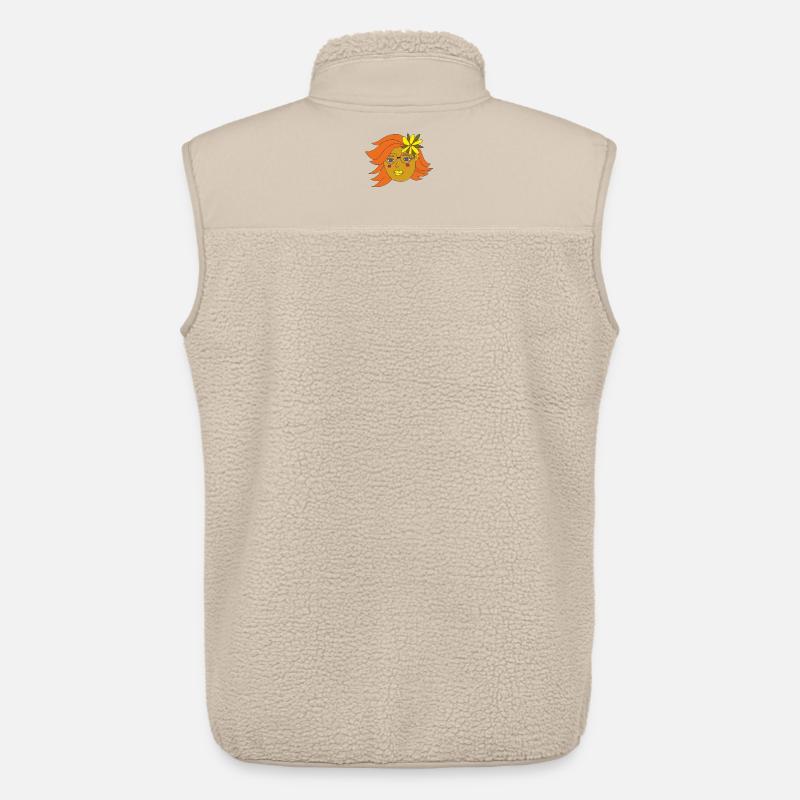 fille en été - Veste sans manches sherpa unisexe Stanley/Stella - beige
