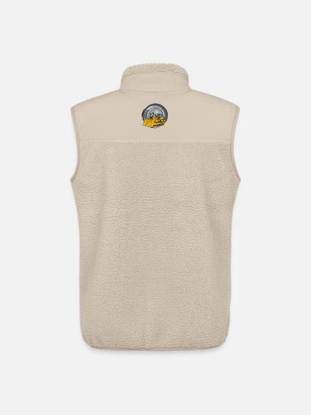Bulldozer, Planierraupe, Kettenräumer - Unisex Sherpaweste von Stanley/Stella - Beige