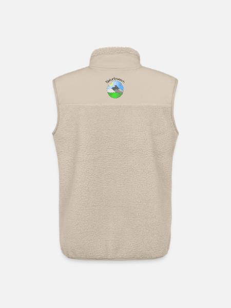 Naturbuasch - Naturjunge, Austria Dialect - Unisex Sherpa Gilet by Stanley/Stella - beige