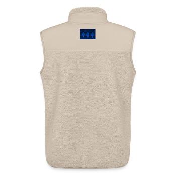 SARDINE. FISCH. APRILSCHERZ. OSTERN. MEER - Unisex Sherpaweste von Stanley/Stella - Beige - Hinten - AI Model Male 178 light (178cm)
