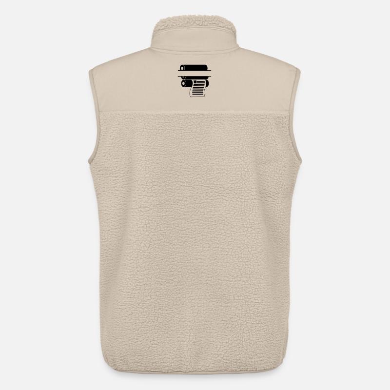 Impression du logo 2 - Veste sans manches sherpa unisexe Stanley/Stella - beige