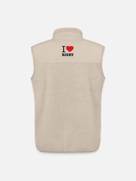 J’ADORE BIZET - Veste sans manches sherpa unisexe Stanley/Stella - beige