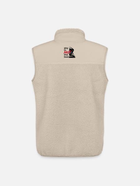 sky is Not the limit black - Unisex Sherpaweste von Stanley/Stella - Beige
