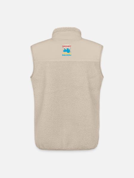 Balloon Twisting Design - Unisex Sherpa Gilet by Stanley/Stella - beige