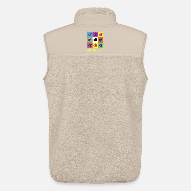 Team Ringelnatter - Unisex Sherpaweste von Stanley/Stella - Beige