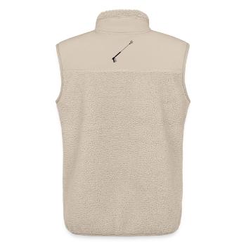 High-pressure sprayer façade cleaning 5 - Unisex Sherpa Gilet by Stanley/Stella - beige - Back - AI Model Male 178 light (178cm)