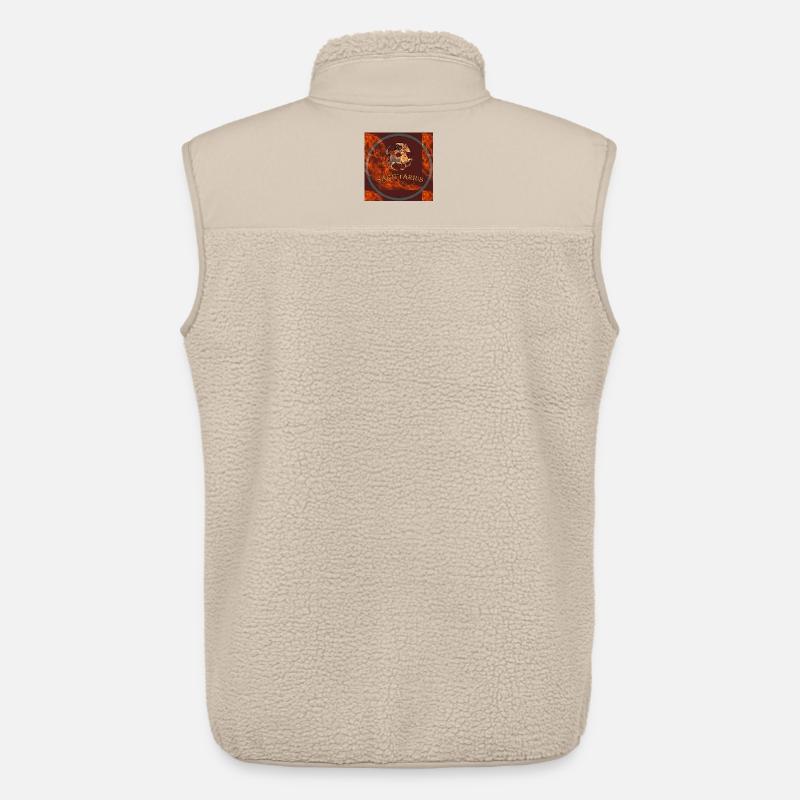 sagittarius - Unisex Sherpa Gilet by Stanley/Stella - beige