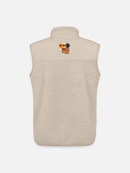 RETRO BIRTHDAY 1983 PHOTOGRAPHY - Unisex Sherpa Gilet by Stanley/Stella - beige