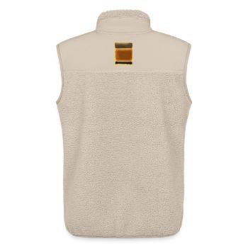 Rothko art in digital style - Unisex Sherpa Gilet by Stanley/Stella - beige - Back - AI Model Male 178 light (178cm)
