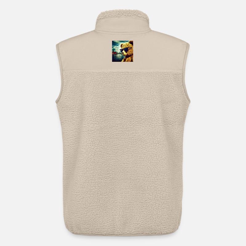 Teddy on Tour - Unisex Sherpaweste von Stanley/Stella - Beige