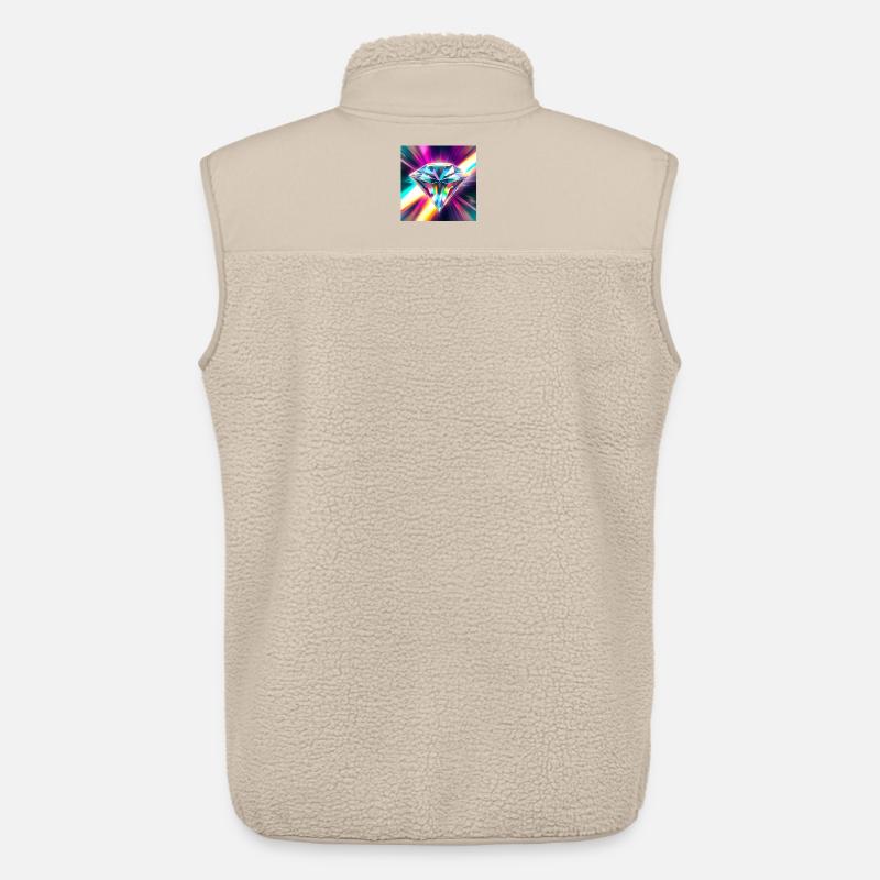 Diamant - Unisex Sherpaweste von Stanley/Stella - Beige