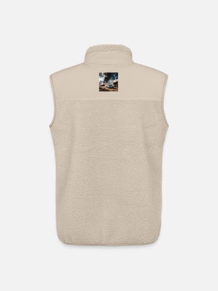 UFO über Wüstenstaub - Unisex Sherpaweste von Stanley/Stella - Beige