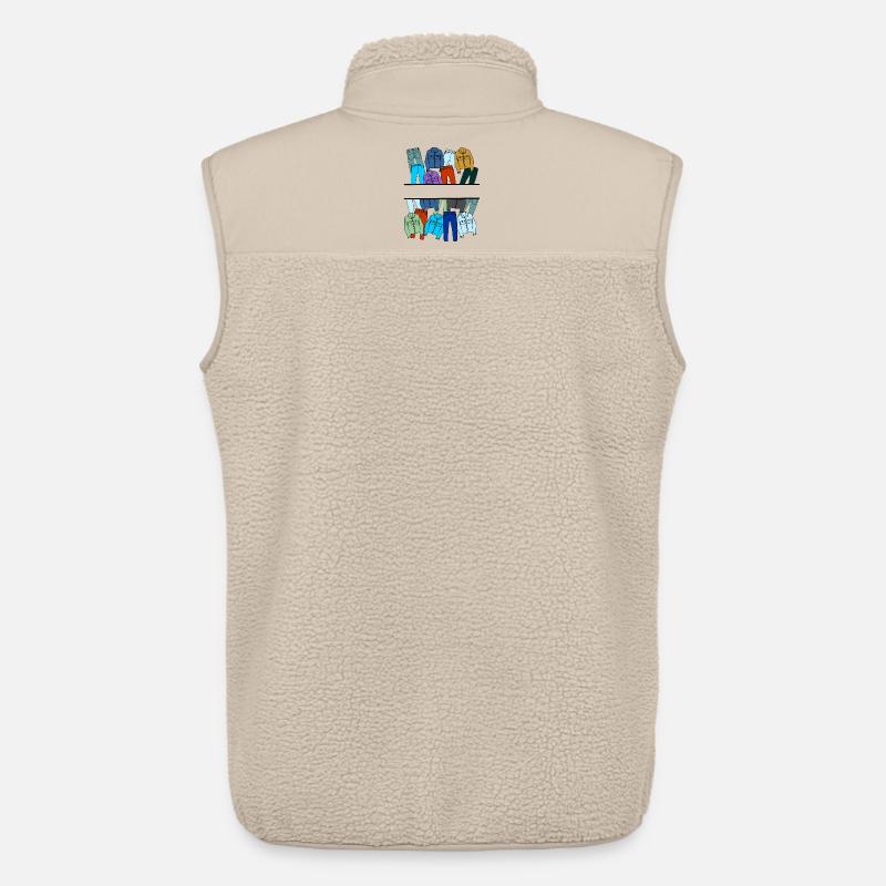 Jeans-Kleidungslogo - Unisex Sherpaweste von Stanley/Stella - Beige